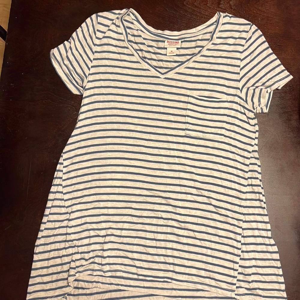 Striped short sleeve tee